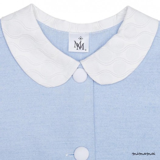 Peter Pan Collar Jacket light denim