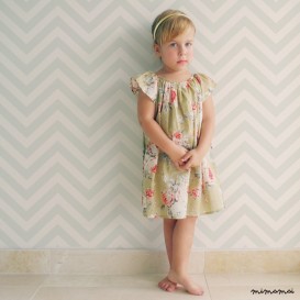 Shabby Chic Baby Tunic Dress, Cottage