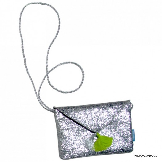 Silver glitter Bag