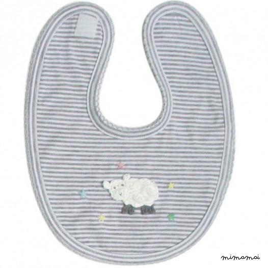 Crochet Lamb Bib