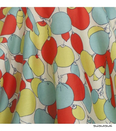 Girls Clara Dress in Floats