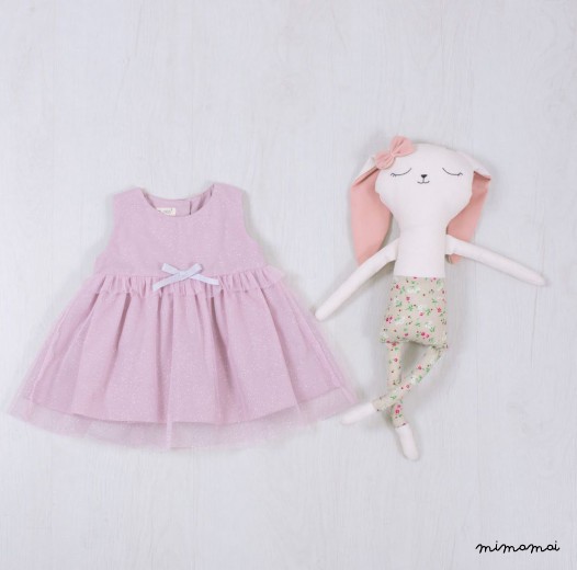 Baby dress,Toddler dress, Sleeve-less dress, Pink glitter dress