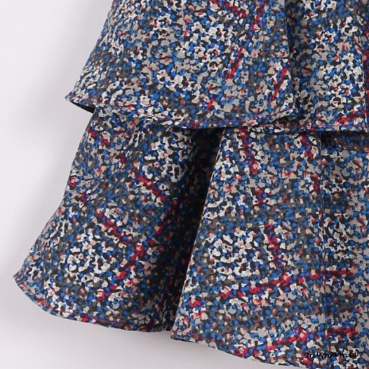 Layered Spag Top blue and pink