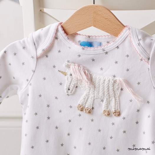 Crochet Unicorn Babygrow