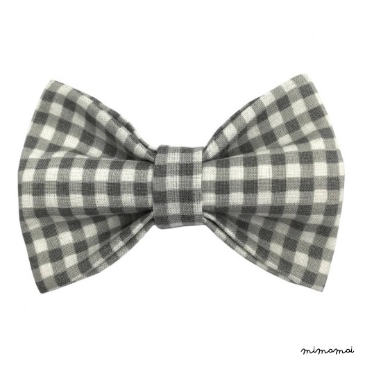 Child gingham bow tie