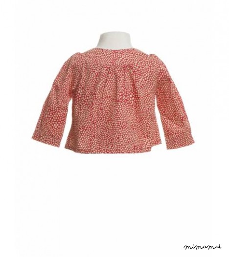 Izzy shirt Poppy print