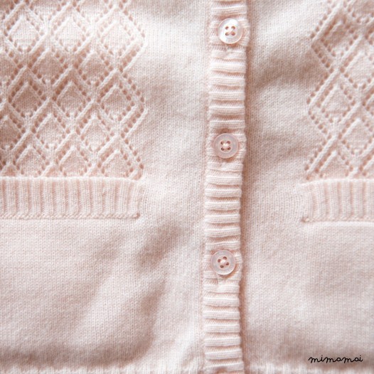 Ajour Cardigan with Bow