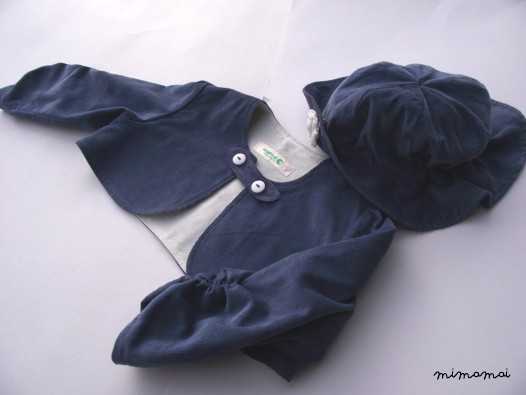 Natural flower girl shrug jacket