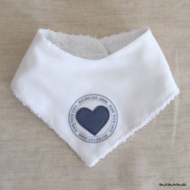 Babero bandana Made With Love