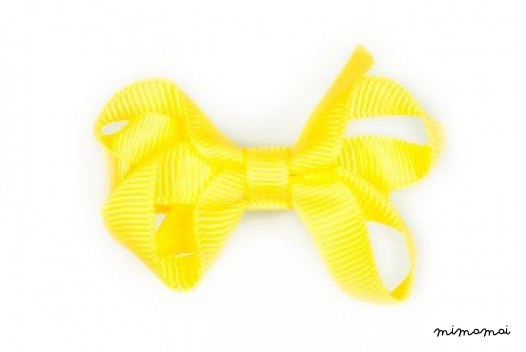 Small Lemon Yellow Bow
