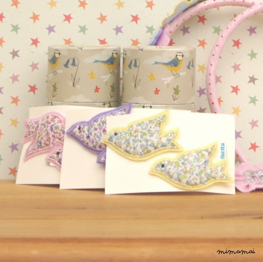 Bird Hair Clips