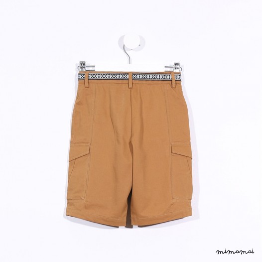 Cargo Shorts with Belt khaki