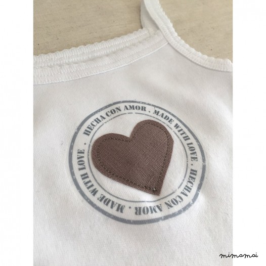 Body tirantes Made With Love ni&ntilde;a