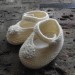 Girl baby booties