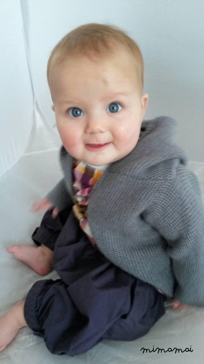 Baby cardigan, baby clothes, baby gift, pixie, Pixie hooded baby cardigan