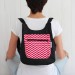 Mochila zig zag fucsia
