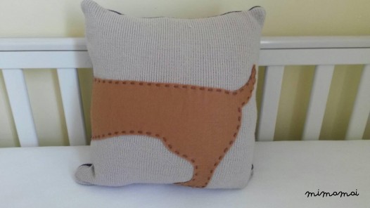 Dog cushion, Sausage dog cushion, daschund cushion set