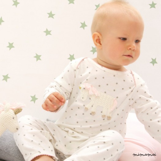 Crochet Unicorn Babygrow
