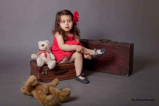 Girl's Red Dress, Children's Clothing, Strawberries Dress