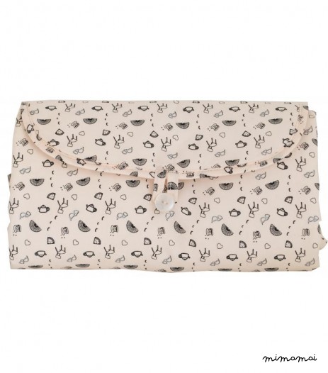 MATELAS &Agrave; LANGER DE VOYAGE CAPRI ROSE POUDRE