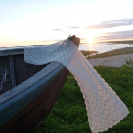 Haapsalu lace shawl
