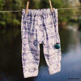 Baby trousers Aztec style