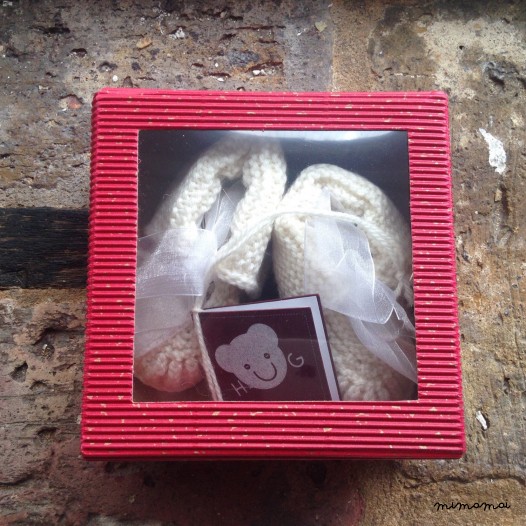 Unisex baby booties