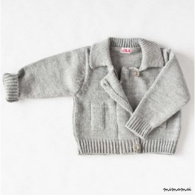 Zipped knitwear jacket