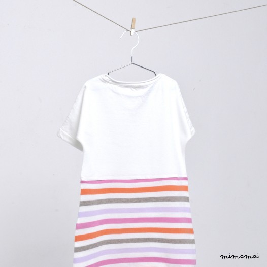 Abito Ciliegia Latte Multicolor