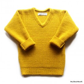 Babies/Children's knitted lambswool V-neck sweater/jumper/pullover
