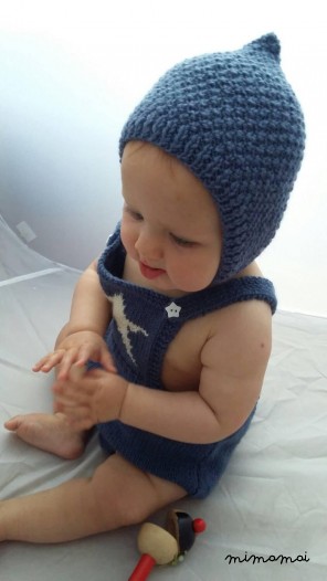 Baby boy hat, baby girl hat, knitted baby pixie cap, baby gift