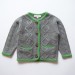 Aran Cardigan Dark Grey Mélange