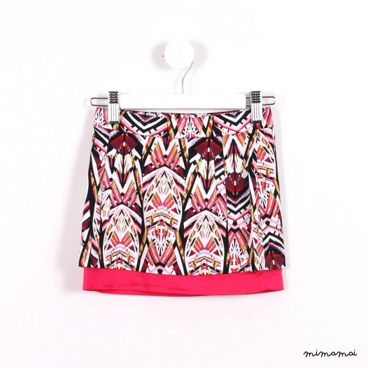 Overlay Skirt pink