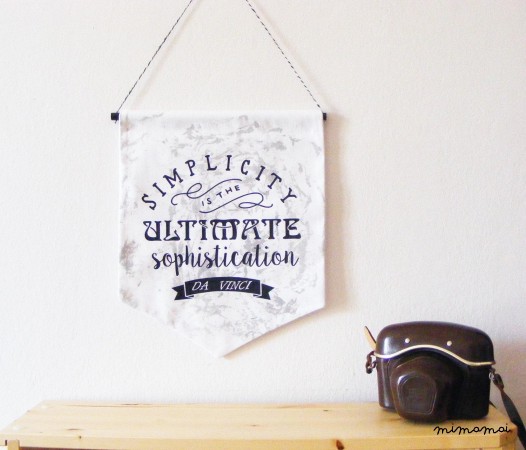 Wall Banner Simplicity
