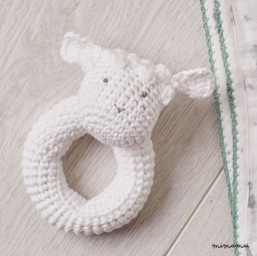 Crochet Lamb Rattle