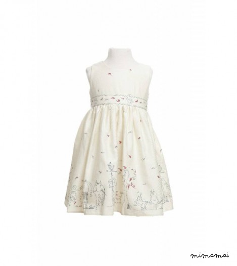 Martha Dress Aunt Eva, Cream
