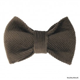 Child brow bow tie, cotton corduroy