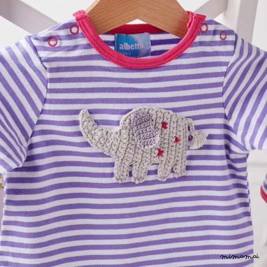 Crochet Elephant babygrow