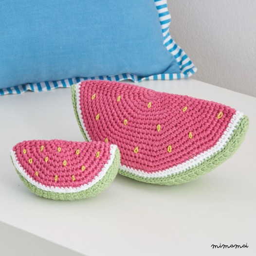 Crochet Watermelon Rattle