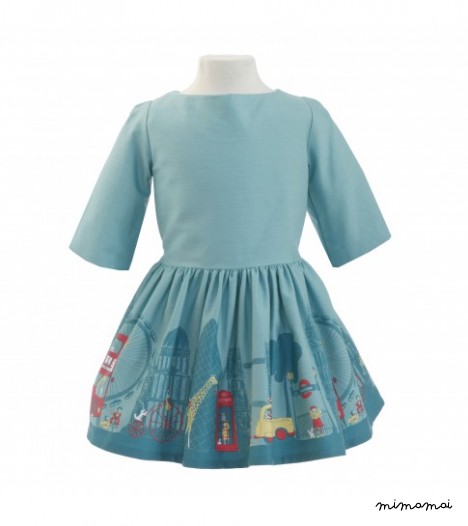 Betty Dress London Print