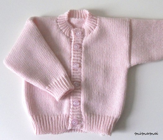 Pink Knitted Cardigan