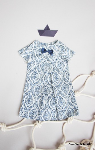 Baroque printed dress