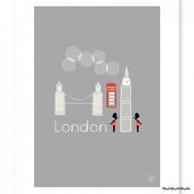 Affiche London d&eacute;corative