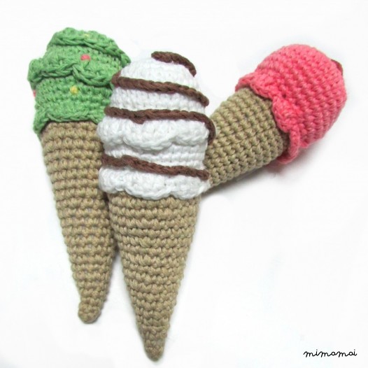 Crochet Ice Cream Set