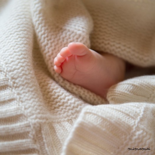 Cashmere Cable Blanket - Natural White