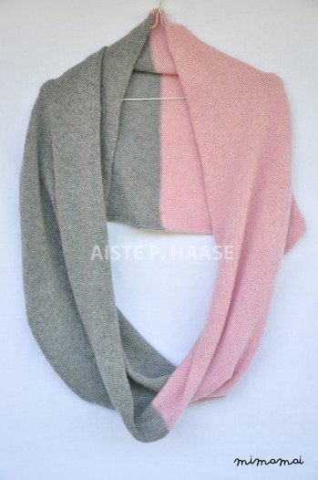 Cashmere infinity scarf, Cashmere loop shawl, Cashmere snood, Knitted cashmere scarf