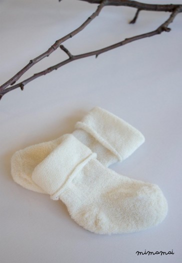 Merino wool baby socks