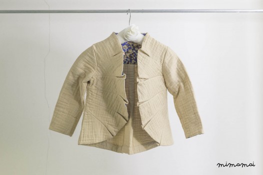 Giacca Fiore Beige