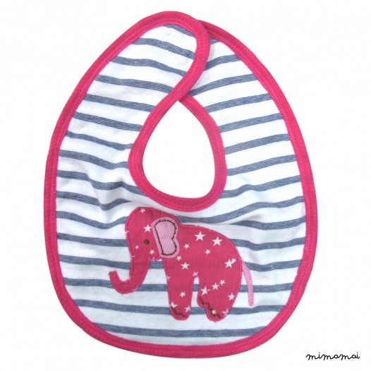 Pink Eli Bib