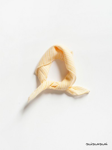 Fabri Square scarf sunny yellow